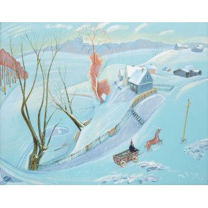 Czeslaw Tumielewicz (geb. 1942 in Lida), Gefrorener See, 1997.