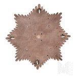 Kingdom of Poland 1815-1831 [GOLDEN SILVER] Star for Order of the White Eagle, "Pro Fide, Rege et Lege" November Uprising 1830-1831