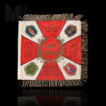 II RP - Miniature Banner of the 3rd Field Artillery Regiment (Zamosc)