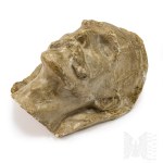 Second Republic/Polish Marshal Jozef Pilsudski: Unique Posthumous Mask with Provenience, Jan Szczepkowski 1935, Colonel Jozef Herzog