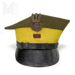II RP - Rogatywka wz.35 Cavalry Corporal - Yellow - Warsaw "Samuel Borek". - Regiment of Lancers/Horse Riflemen