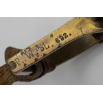 II RP Polszabla wz.21 of the Police of the Silesian Province with Temblaki and Frog - Conforming Numbering (692)