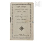 PSZnZ Legitimation Silver Jerusalem Cross - 1942 Lieutenant Sobakov