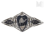 PSZnZ Commemorative Brooch Iran 1944 - Henryk Picheta - Picheta Pajak Family Collection