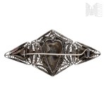 PSZnZ Commemorative Brooch Iran 1944 - Henryk Picheta - Picheta Pajak Family Collection