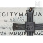 [WOMENSENEWS]PSZnZ Monte Cassino Commemorative Cross with Legitimation Number 42124 Sister Margaret Szletycka 161 War Hospital