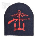 PSZnZ Commando Commando Patch "Combined Operations" with Three Press Photographs Showing the Silhouette of a Soldier of the Polish Commando Company.
