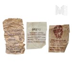 PSZnZ Set of Three Envelopes for Lorioli Milano Roma Company Products