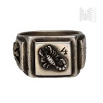 [SILVER 900] PSZnZ Commemorative Signet of the 4th Armored Regiment "Scorpion".
