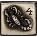 [SILVER 900] PSZnZ Commemorative Signet of the 4th Armored Regiment "Scorpion".