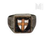 PSZnZ Signet with Shield of the 8th Army