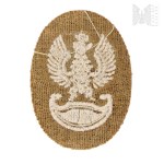 PSZnZ Polish Embroidered Eagle Khaki - England