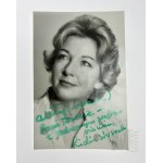 P. Komorowska, Warsaw, 1950s portrait photograph by Lidia Wysocka