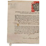 Antonio Maria Odescalchi, Rome 1761, Ecclesiastical Testimonium for Peter Paul Philip Bonaloggi