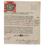 Antonio Maria Odescalchi, Rome 1761, Ecclesiastical Testimonium for Peter Paul Philip Bonaloggi