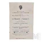 Documents d'archives d'Eugeniusz Wesołowski (1874-1950), architecte, publiciste et collectionneur polonais - Galice, Zakopane