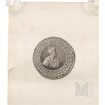 Antoni Oleszczynski (1794-1879) Medallion of Sigismund II Augustus (obverse), Poznan ca. 1865.