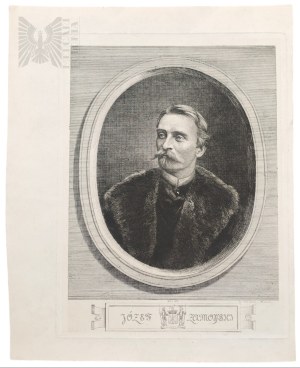 Henryk Redlich, Królestwo Polskie po 1878 r. Portret Józefa Zamojskiego - Herb Jelita Zamojskich “To Mniey Boli” Ziemianie i arystokracja polska