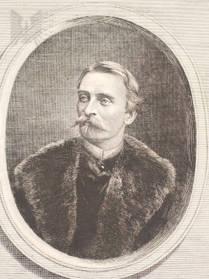 Henryk Redlich, Królestwo Polskie po 1878 r. Portret Józefa Zamojskiego - Herb Jelita Zamojskich “To Mniey Boli” Ziemianie i arystokracja polska