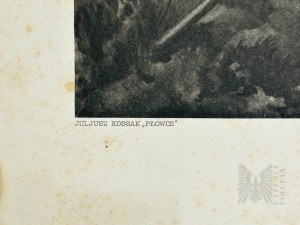 Polska XX Wiek Juliusz Kossak 1883 Bitwa pod Płowcami - Reprodukcja 1914