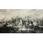 Poland 20th Century Juliusz Kossak 1883 Bitwa pod Płowcami - Reproduction 1914