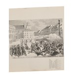 [JANUARY Uprising] 19th century A. Huttula, Graphics Massacre on Castle Square on 8 April 1861, National Mourning