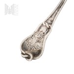 [SILVER] Karol Filip Malcz, Spoon, Warsaw 1852 - Radziwill Wedding Coat of Arms