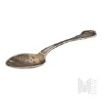 [SILVER] Karol Filip Malcz, Spoon, Warsaw 1852 - Radziwill Wedding Coat of Arms