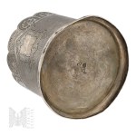 [SILVER] 19th c. Tsarist Russia Basket/Glass Protective Holder
