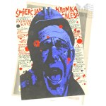 Waldemar Świerzy [1931-2013] projekt plakatu do filmu “ŚMIERĆ JAK KROMKA CHLEBA”, Polska 1994, Stan wojenny