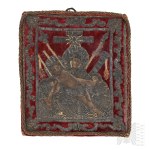 Unknown artist, Liturgical fabric with depiction of pieta, 18th-19th century.