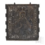 Unknown artist, Russia 19th century, Traveling icon of Christ Pantokrator
