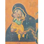 Russia(?) 19th century Icon of the Virgin Mary of the Eleus type