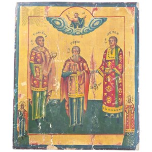 Rosja(?) XIX w., Święci Gurij, Samon i Awiw