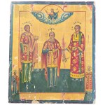 Russia(?) 19th century, Saints Guri, Samon and Aviv