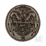 XVIII w. Pieczęć biskupia, uchwyt drewniany z typariuszem.
