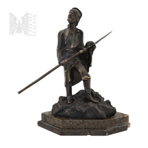 Łopieńscy/Bronzomar/Miecznik (?), Warszawa, Figura Kosyniera - Insurekcja Kościuszkowska/Powstania Narodowe/Patriotyk