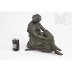 Jean-Jacques Pradier (1790-1852) Safona Large Figure Bronze Neo-Classical/Empire