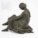 Jean-Jacques Pradier (1790-1852) Safona Large Figure Bronze Neo-Classical/Empire