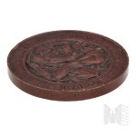 Stanislaw Szukalski (1893-1987) Katyn Medal - PSZnZ/Emigration - Katyn Massacre, Kozelsk, Starobelsk, Ostashkov