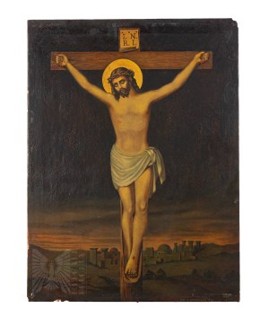 Zygmunt Ogrodowski (1923-1998) - Ukrzyżowanie, Polska 1989
