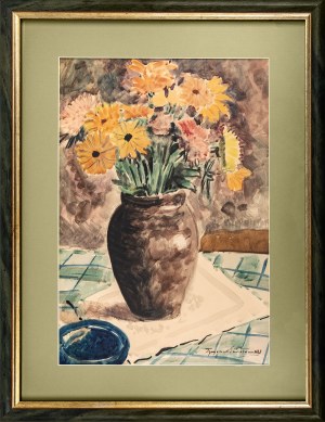 Tymon Niesiołowski, Martwa natura z kwiatami, XX w.
