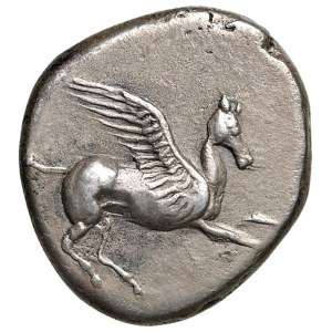 Greek coins - ACARNANIA Leukas - Stater (c.350-320 BC) Pegasus flying...