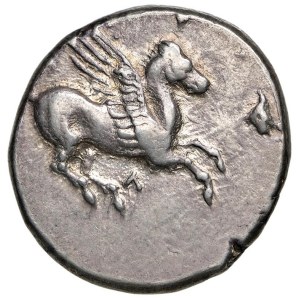 Greek coins - ACARNANIA Leukas - Stater (c.320-280 BC) Pegasus in fli...