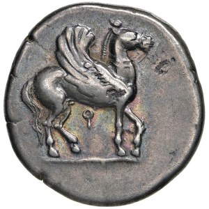 Greek coins - CORINTHIA Corinth - Stater (Circa 405-345 BC) Pegasus g...