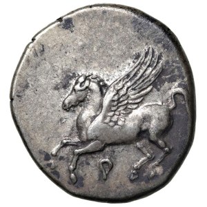 Greek coins - CORINTIA Corinth - Stater (About 375-300 BC) Pegasus in...