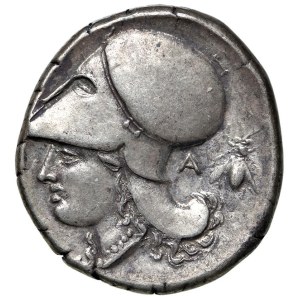Greek coins - CORINTIA Corinth - Stater (About 375-300 BC) Pegasus in...