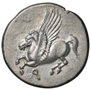 Greek coins - CORINTHIA Corinth - Stater (Circa 345-307 BC) Pegasus f...