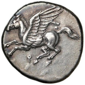 Greek coins - CORINTHIA Corinth - Stater (Circa 345-307 BC) Pegasus f...