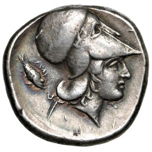 Greek coins - CORINTHIA Corinth - Stater (Circa 345-307 BC) Pegasus f...